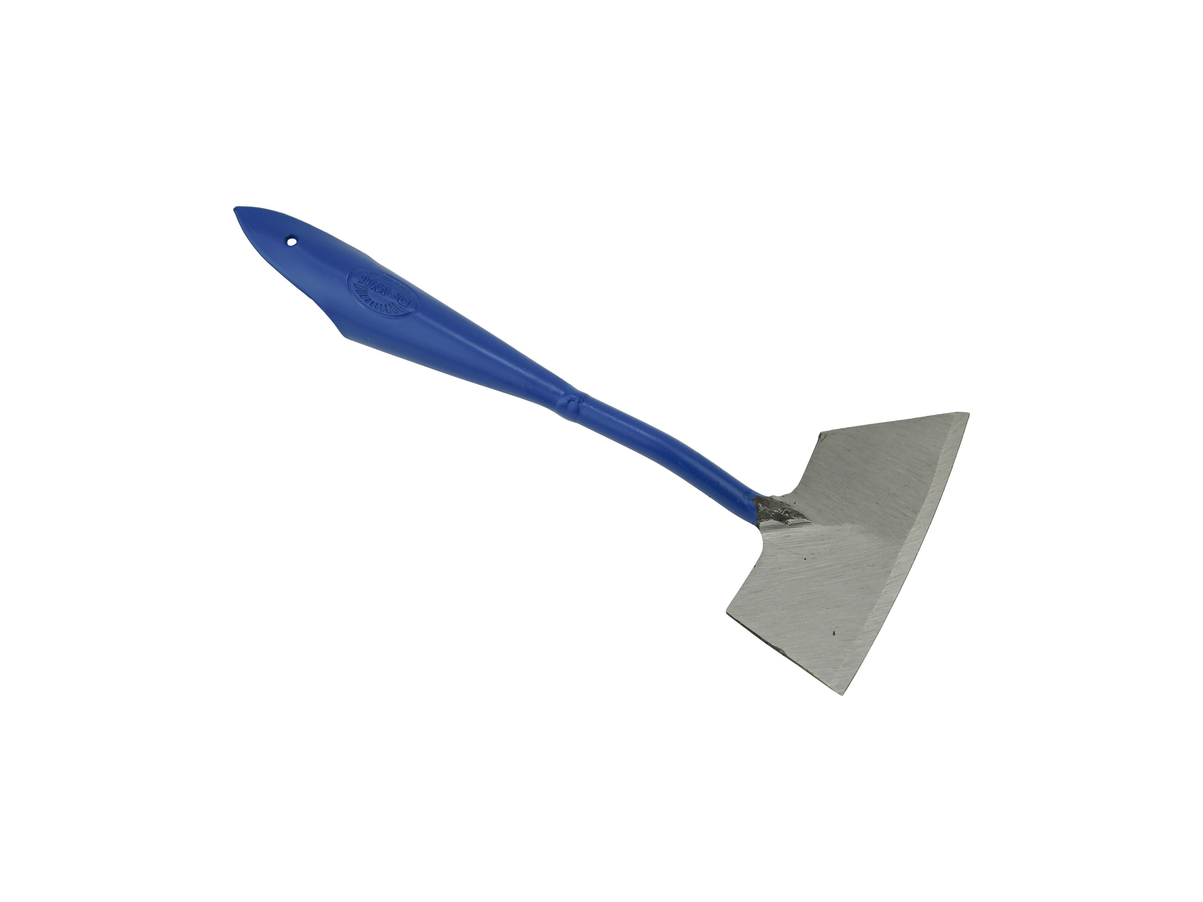 Dutch forged push weeder 12cm blue, (head only)
